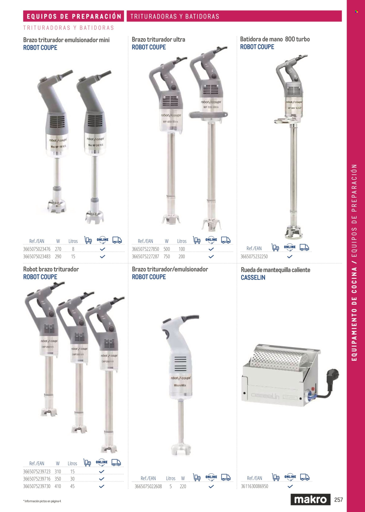 Folleto Makro. Página 257