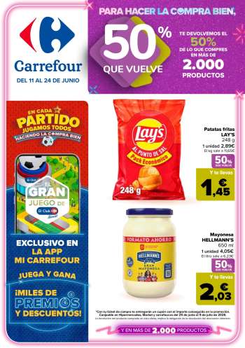 thumbnail - Folleto Carrefour - 50% QUE VUELVE