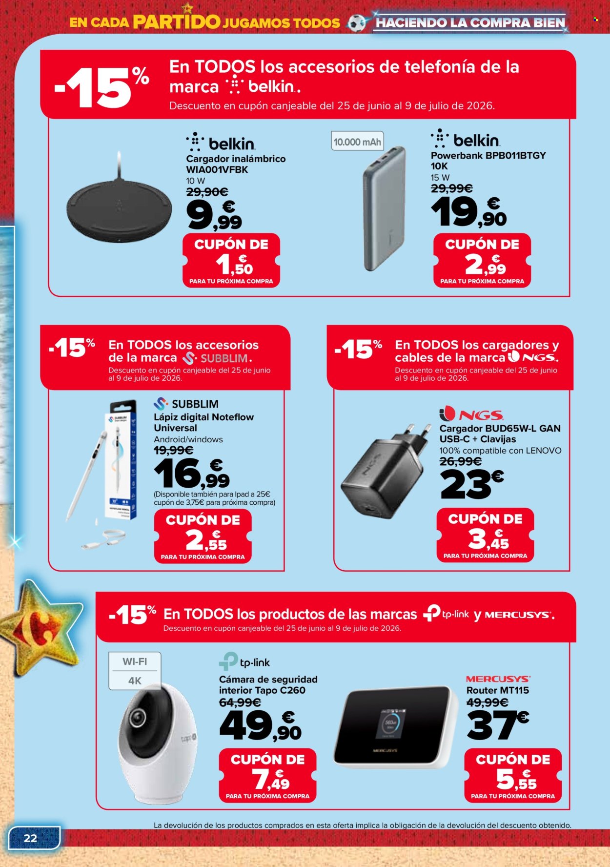 Folleto Carrefour - 09/06/26 - 24/06/26. Página 22