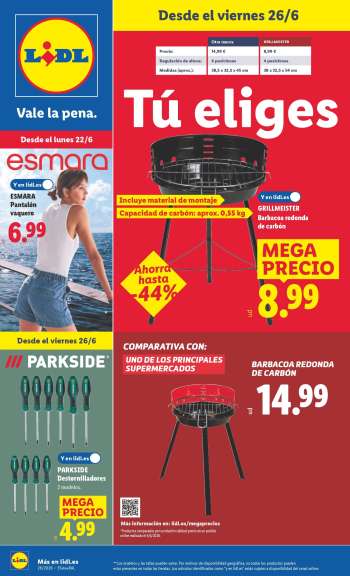 Folleto actual Lidl - 22/06/26 - 28/06/26.