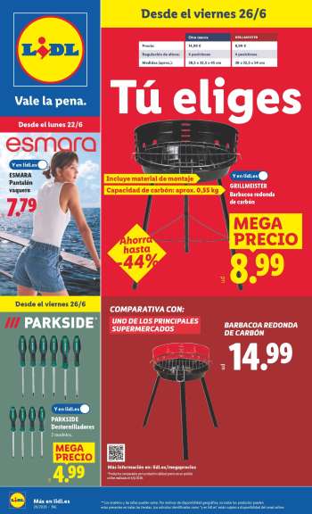Folleto actual Lidl - 22/06/26 - 28/06/26.