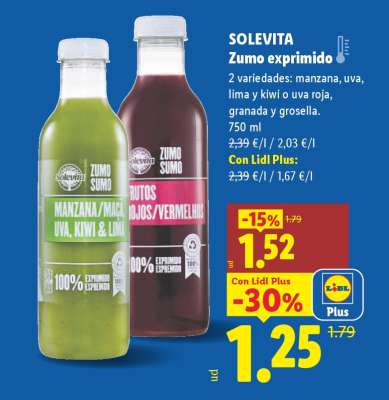 Solevita Zumo exprimido