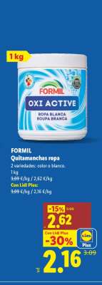 FORMIL Quitamanchas ropa