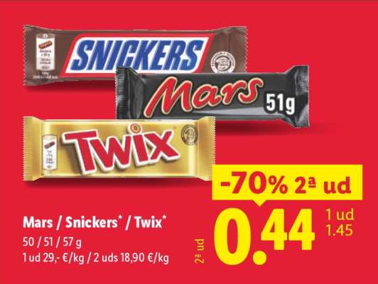 Mars / Snickers / Twix