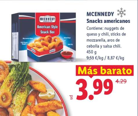 MCENNEDY Snacks americanos