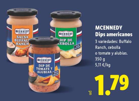 MCENNEDY Dips americanos