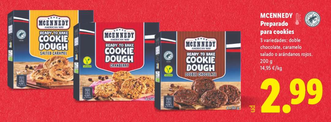 MCENNEDY Preparado para cookies