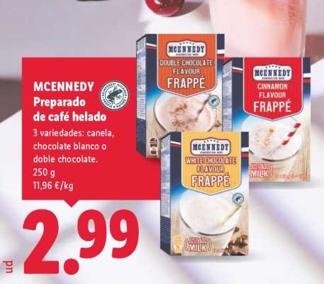 MCENNEDY Preparado de café helado