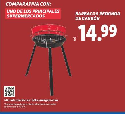 BARBACOA REDONDA DE CARBÓN