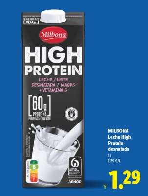MILBONA Leche High Protein desnatada