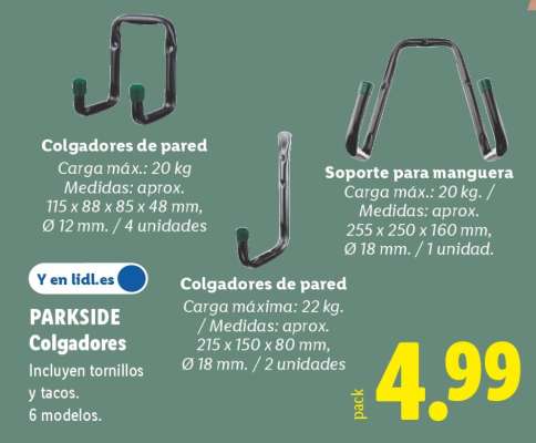 PARKSIDE Colgadores
