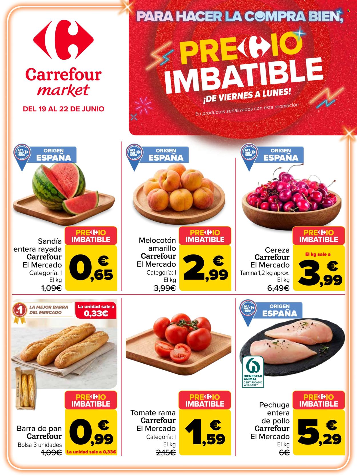 Folleto Carrefour - 19/06/26 - 22/06/26. Página 1
