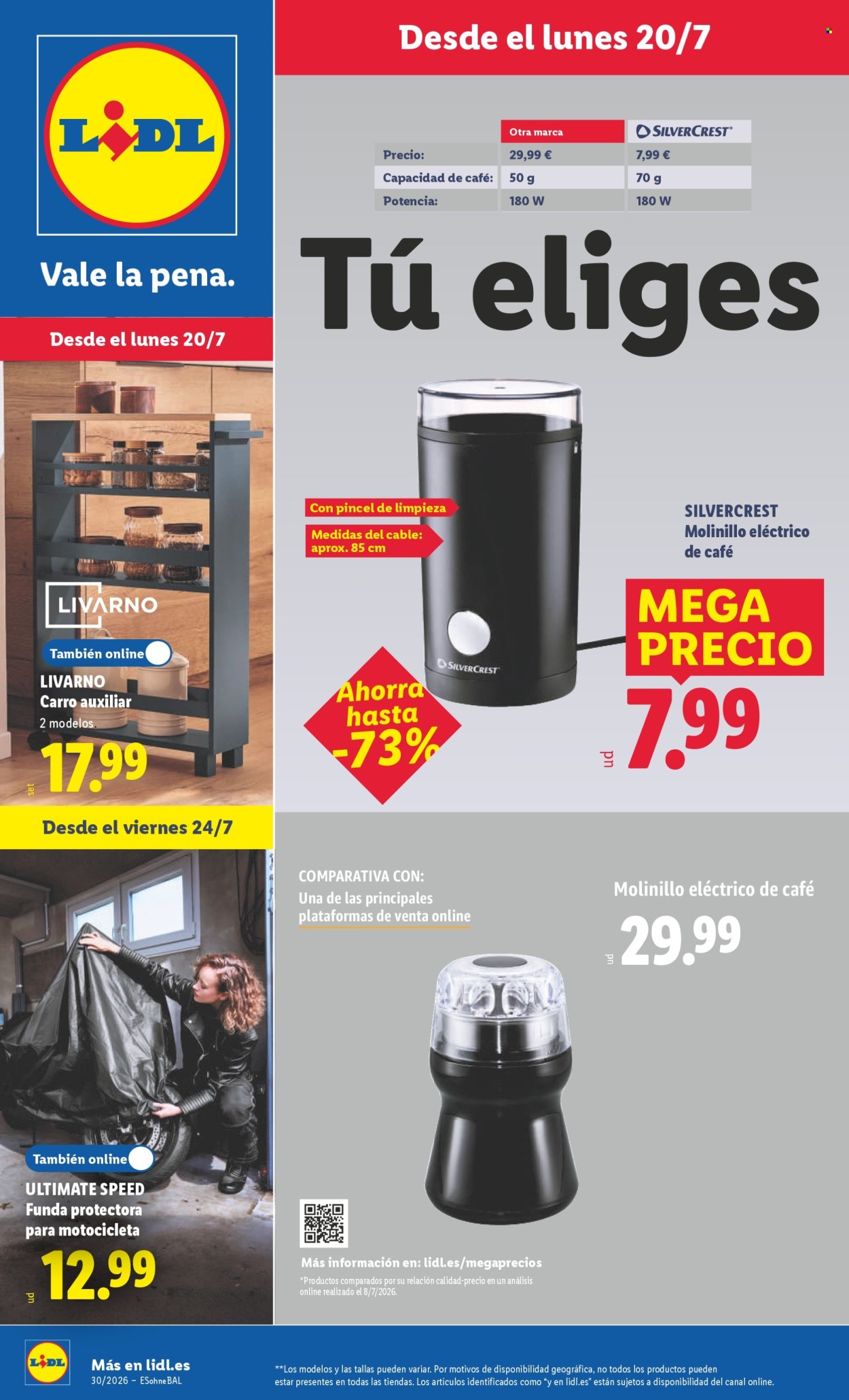 Folleto Lidl - 20/07/26 - 26/07/26. Página 1