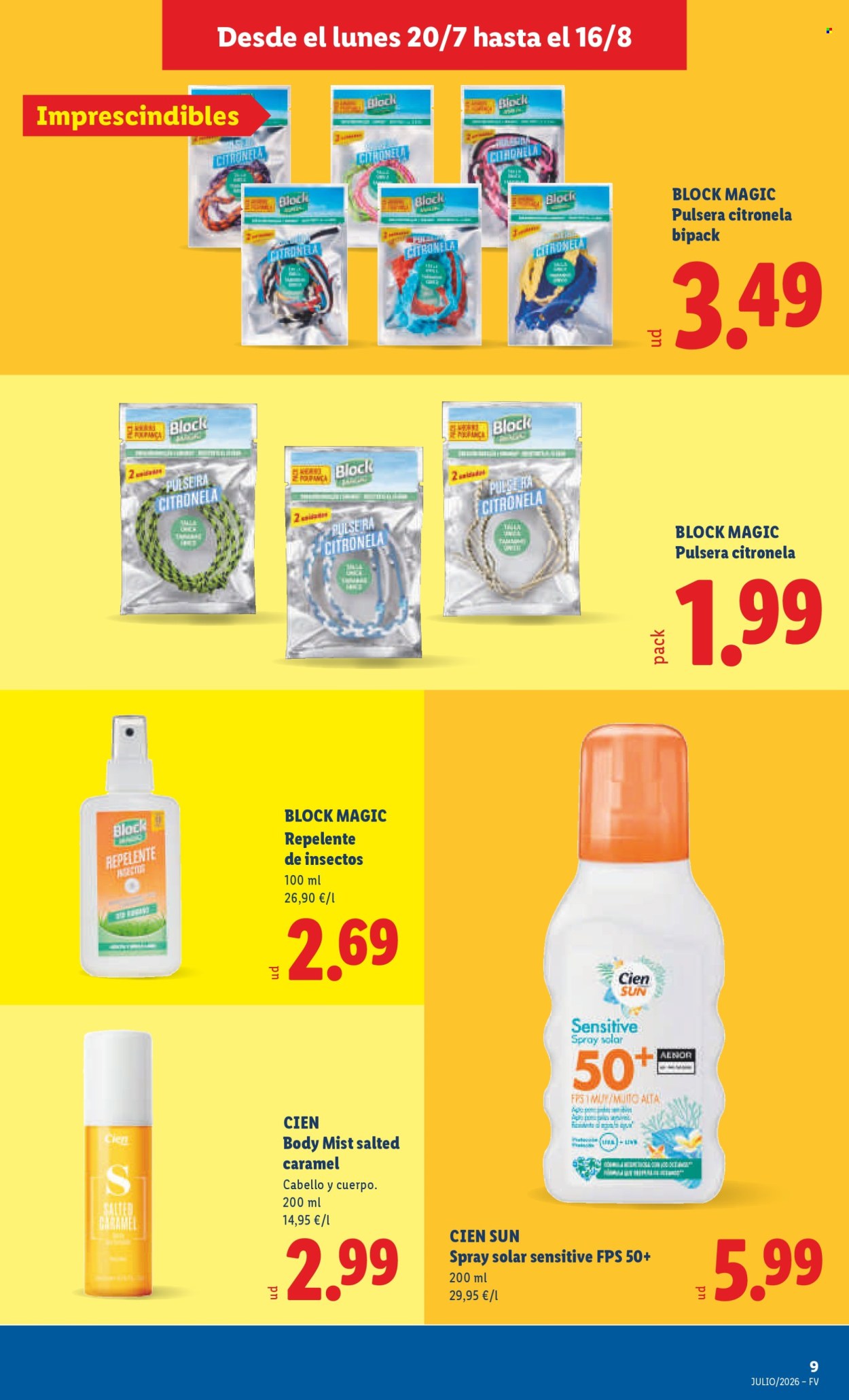 Folleto Lidl - 20/07/26 - 16/08/26. Página 9