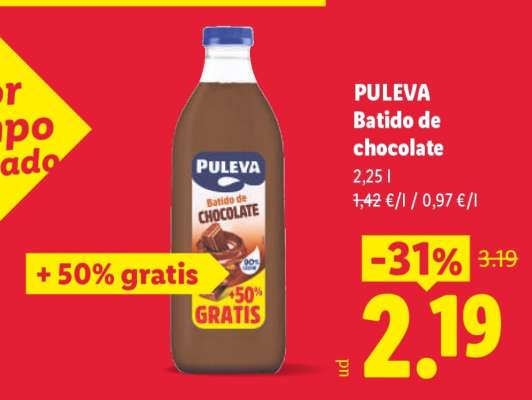 PULEVA Batido de chocolate